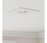 vidaXL Spots encastrés 12 pcs Carré GU10 Blanc 91x91 mm