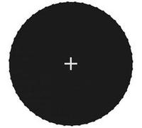 Vidaxl Tapis De Saut Tissu Noir Pour Trampoline Rond De 3,05 M