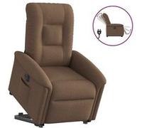 vidaXL Sta-op-stoel elektrisch verstelbaar stof bruin3303278 Marron G