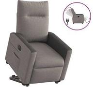 vidaXL Sta-op-stoel elektrisch verstelbaar stof taupe3324071 Taupe G