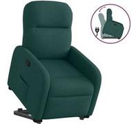 Vidaxl Fauteuil Inclinable Vert Foncé Tissu Vert
