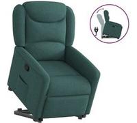 Vidaxl Fauteuil Inclinable Vert Foncé Tissu Vert