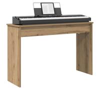 vidaXL Stand de Clavier Chêne Artisanal 100 x 32 x 64 cm, Salon, Support de Clavier Moderne et rectangulaire, Mobilier Musical Durable pour Instruments à Domicile et Aide à la Pratique