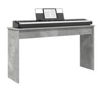 vidaXL Stand de clavier Gris béton 120 x 32 x 64 cm Bois d'ingénierie