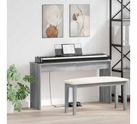 vidaXL Stand de clavier Gris Sonoma 120 x 32 x 64 cm Bois d'ingénierie