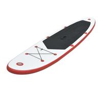 vidaXL Stand Up Paddle Surfboard SUP Gonflable Rouge et Blanc