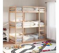 Stapelbed 3-persoons massief grenenhout 90x200 cm3284254
