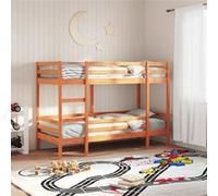 Stapelbed massief grenenhout wasbruin 75x190 cm3284226