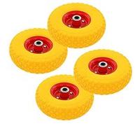 Steekwagenwielen 4 st 3,00-4 (245x82) massief PU142974
