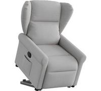 stoel électrique réglable tissu wolk gris