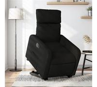 Fauteuil de Massage Inclinable Chaise Siège Salon Gris Clair Tissu vidaXL
