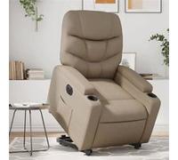 stoel électrique similicuir cappuccino