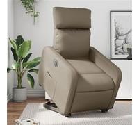 vidaXL stoel électrique similicuir cappuccino Marron G