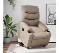 Vidaxl Fauteuil Inclinable Électrique Cappuccino Similicuir