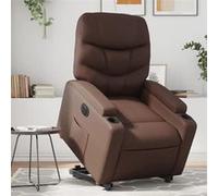 vidaXL stoel électrique similicuir marron Marron G