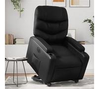 vidaXL Fauteuil inclinable électrique noir similicuir