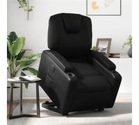 vidaXL stoel électrique similicuirnoir Noir G
