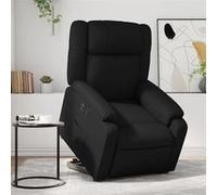 vidaXL Fauteuil inclinable électrique noir similicuir