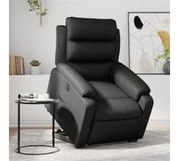 vidaXL Fauteuil inclinable électrique noir similicuir