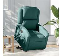 stoel électrique tissu vert foncé