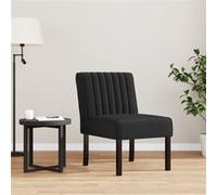 vidaXL Fauteuil sans accoudoirs 352454 — velours noir