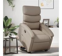 vidaXL stoel similicuir cappuccino Marron G