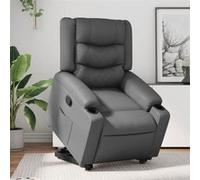 vidaXL stoel similicuir gris Gris G