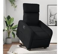 Vidaxl Fauteuil Inclinable Noir Similicuir Noir