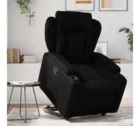 vidaXL Fauteuil inclinable Noir Similicuir