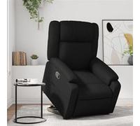 vidaXL Fauteuil inclinable Noir Similicuir