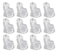 Housses De Chaise Pour Banquet De Mariage 12 Pcs Blanc Vidaxl Blanc