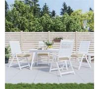 vidaXL Stoelkussens 4 st 50x50x7 cm oxford stof beige314906 Beige G