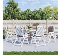 vidaXL Stoelkussens 6 st lage rug oxford stof taupe377697 Taupe G