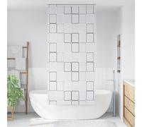 vidaXL Store de douche 100x240 cm motif carré