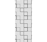 vidaXL Store de douche 110x240 cm Largeur du tissu 106 cm