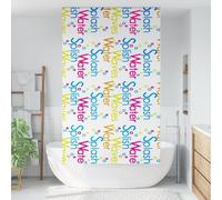 vidaXL Store de douche 120x240 cm Largeur du tissu 116 cm