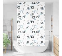 vidaXL Store de douche 130x240 cm Largeur du tissu 126 cm