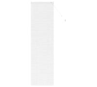 vidaXL Store de Fenêtre avec des Rideaux Blanc Aluminium