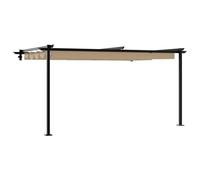 vidaXL Store de Jardin - Solution d'ombrage pour ta terrasse avec auvent rétractable, Protection UV, écran de Canopy, Une Alternative au Parasol d'été