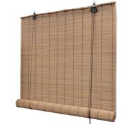 vidaXL Store Enrouleur Bambou Brun Pare-Vue Occultant Tamisant Pare-Soleil