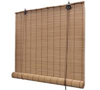 vidaXL Store Enrouleur Bambou Marron 120x220 cm Pare-Vue Pare-Soleil Maison