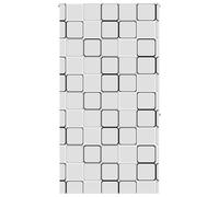vidaXL Store Enrouleur de Douche 120x240 cm Largeur du Tissu 116 cm, Store de Douche, Store Enrouleur de Rideau de Douche, Rideau Enrouleur de Douche