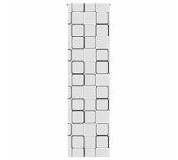 vidaXL Store Enrouleur de Douche 70x240 cm Largeur du Tissu 66 cm