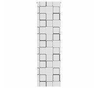 vidaXL Store Enrouleur de Douche 80x240 cm Largeur du Tissu 76 cm, Store de Douche, Store Enrouleur de Rideau de Douche, Rideau Enrouleur de Douche