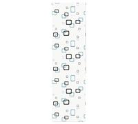 vidaXL Store Enrouleur de Douche 80x240 cm Largeur du Tissu 76 cm, Store de Douche, Store Enrouleur de Rideau de Douche, Rideau Enrouleur de Douche