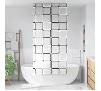 vidaXL Store enrouleur de douche 90x240 cm largeur du tissu 86 cm, store de douche, store enrouleur de rideau de douche, 4014923