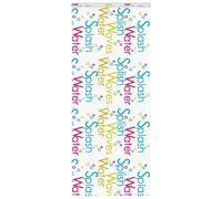 vidaXL Store Enrouleur de Douche avec Cassette Largeur du Tissu 106 cm, Store de Douche, Store Enrouleur de Rideau de Douche, Rideau Enrouleur de Douche