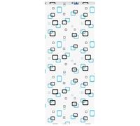 Store enrouleur de douche avec cassette largeur du tissu 156 cm vidaXL