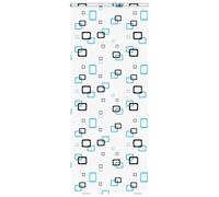 vidaXL Store Enrouleur de Douche avec Cassette Largeur du Tissu 96 cm, Store de Douche, Store Enrouleur de Rideau de Douche, Rideau Enrouleur de Douche