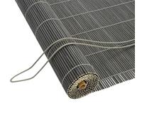 vidaXL Store Enrouleur Gris 50 x 220 cm Bambou, Roulant Chic, Moderne, en Bambou, contrôle de lumière, Traitement des fenêtres, écran de confidentialité, écolo, Ajustable